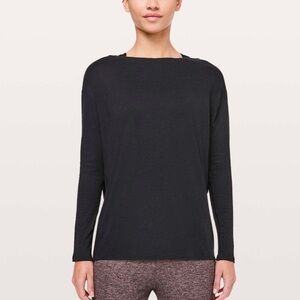 lululemon athletica Black Long Sleeve Tee